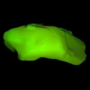 Pink Swirl Art Glass Cullet Glowing Manganese Slag‎ Glass #5GL46